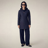 Piumino lungo donna Bryanna Blu Navy | Save The Duck