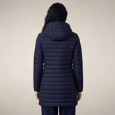 Piumino lungo donna Bryanna Blu Navy | Save The Duck