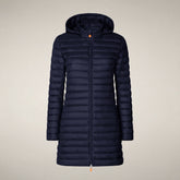 Piumino lungo donna Bryanna Blu Navy | Save The Duck