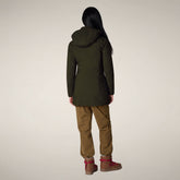 Women's Puffer jacket Rachel in Land Green - Preview FW26 Woman | Save The Duck