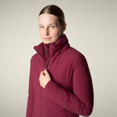 Parka donna animal free Rachel bordeaux - Icons Donna | Save The Duck