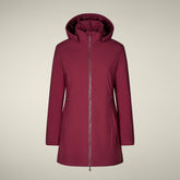 Parka donna animal free Rachel bordeaux - Icons Donna | Save The Duck