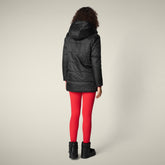 Women's faux fur Coat Bridget in Black | Save The Duck