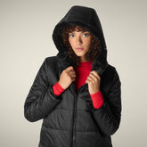 Women's faux fur Coat Bridget in Black | Save The Duck