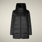 Women's faux fur Coat Bridget in Black | Save The Duck