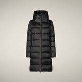 Doudoune longue Lysa noir pour femme | Save The Duck