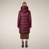 Piumino lungo donna Lysa bordeaux - Gallery FW26 | Save The Duck
