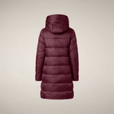 Piumino lungo donna Lysa bordeaux - Gallery FW26 | Save The Duck