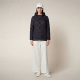 Piumino donna Alima blu nero | Save The Duck