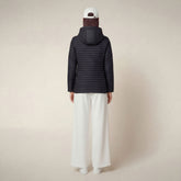 Piumino donna Alima blu nero | Save The Duck
