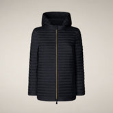 Piumino donna Alima blu nero | Save The Duck