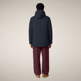 Herrenmantel Sesle in Blau-Schwarz | Save The Duck