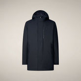 Herrenmantel Sesle in Blau-Schwarz | Save The Duck