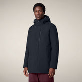 Herrenmantel Sesle in Blau-Schwarz | Save The Duck