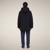 Herren-Regenmantel Nestor in Blau-Schwarz | Save The Duck