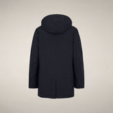 Herren-Regenmantel Nestor in Blau-Schwarz | Save The Duck
