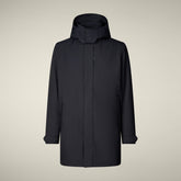 Cappotto uomo Sid blu nero | Save The Duck