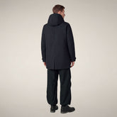 Cappotto uomo Sid blu nero | Save The Duck