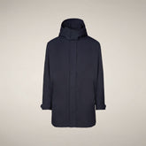 Cappotto uomo Sid blu nero | Save The Duck