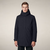 Cappotto uomo Sid blu nero | Save The Duck