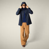 Impermeabile uomo Benjamin blu nero | Save The Duck