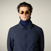 Impermeabile uomo Benjamin blu nero | Save The Duck