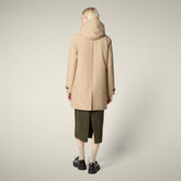 Impermeabile donna Embie beige stardust - Icons Donna | Save The Duck