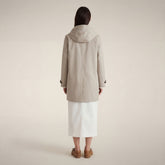 Impermeabile donna April beige chiaro | Save The Duck