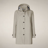 Impermeabile donna April beige chiaro | Save The Duck