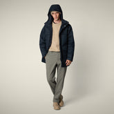 Parka uomo animal free Nicolas blu nero | Save The Duck