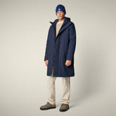 Impermeabile uomo Barry blu nero - Icons Uomo | Save The Duck