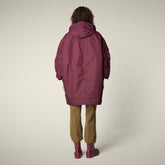 Women's Jacket Isa in Wine Red | Save The Duck