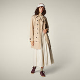 Trench donna Audrey beige stardust - Icons Donna | Save The Duck