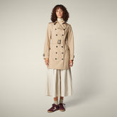 Trench donna Audrey beige stardust - Icons Donna | Save The Duck