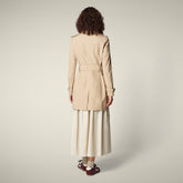 Trench donna Audrey beige stardust - Icons Donna | Save The Duck