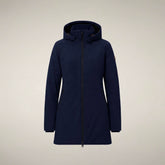 Women's Coat Ashley in Navy Blue | Save The Duck