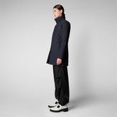 giacca DONNA CON CAPPUCCIO LILA BLU NERO | Save The Duck