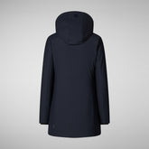 giacca DONNA CON CAPPUCCIO LILA BLU NERO | Save The Duck