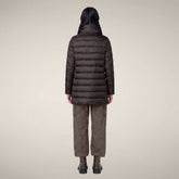 Damen-Steppjacke Lydia in Braun-Schwarz | Save The Duck