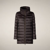 Damen-Steppjacke Lydia in Braun-Schwarz | Save The Duck
