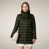 Damen-Steppjacke Lydia in Piniengrün | Save The Duck