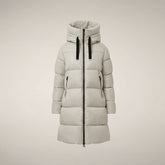 Damen-Steppmantel Isabel in Rainy Beige | Save The Duck