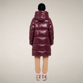 Women's Puffer Jacket Isabel in Wine Red - Preview FW26 Woman | Save The Duck