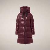 Women's Puffer Jacket Isabel in Wine Red - Preview FW26 Woman | Save The Duck