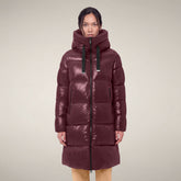 Damen-Steppjacke Isabel in Weinrot | Save The Duck