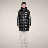 Women's Puffer Coat Ines in Black - FW26 Woman | Save The Duck