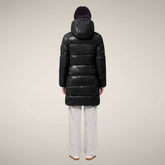 Women's Puffer Coat Ines in Black - FW26 Woman | Save The Duck