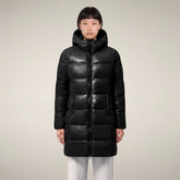 Women's Puffer Coat Ines in Black | Save The Duck