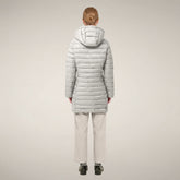 Women's Puffer Jacket Carol in Frozen Grey - Preview FW26 Woman | Save The Duck