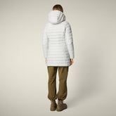 Piumino lungo donna animal free Carol grigio - Icons Donna | Save The Duck